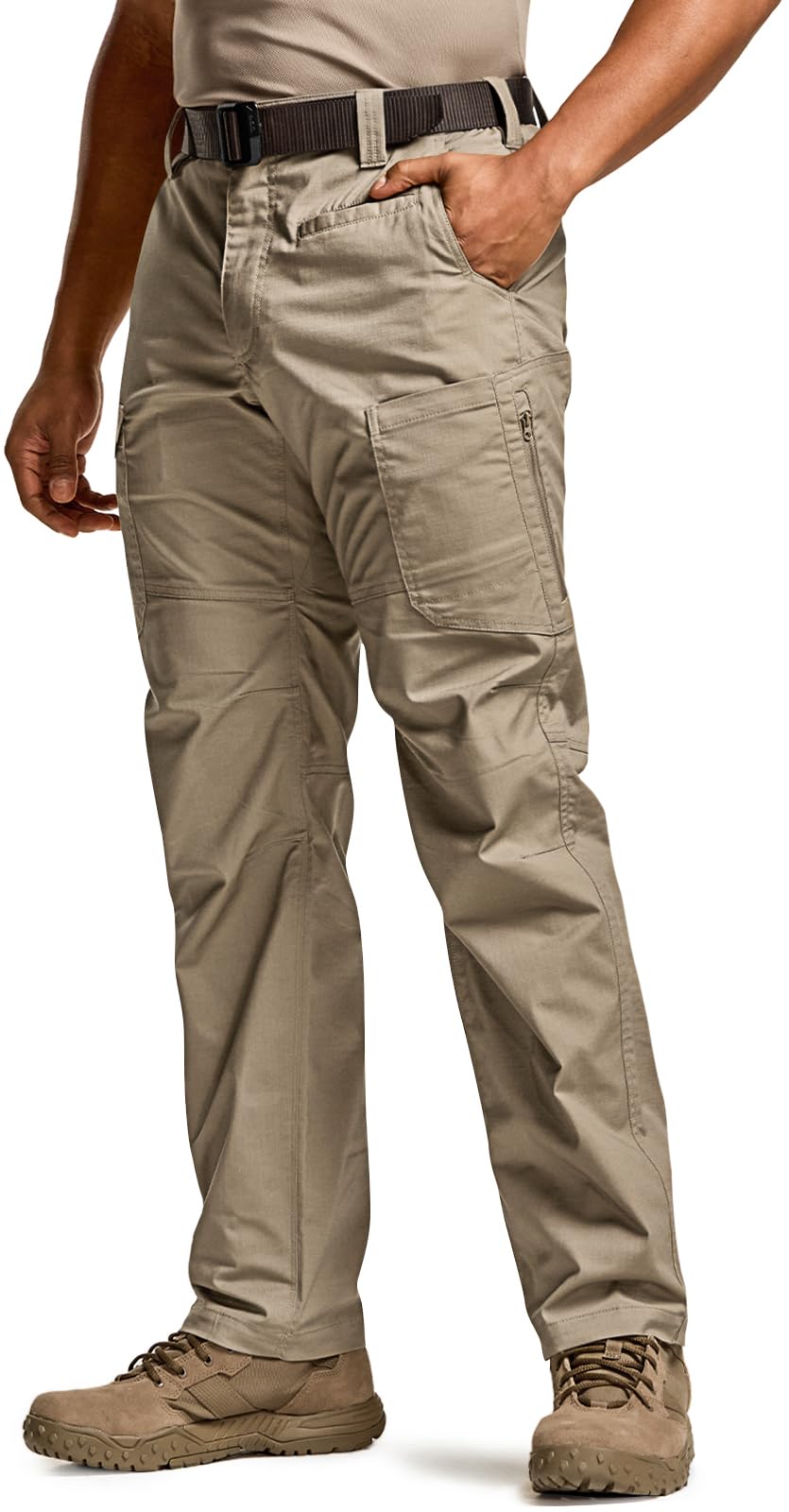 CQR Men's Utility Flex Cargo Pants, Classic-Fit