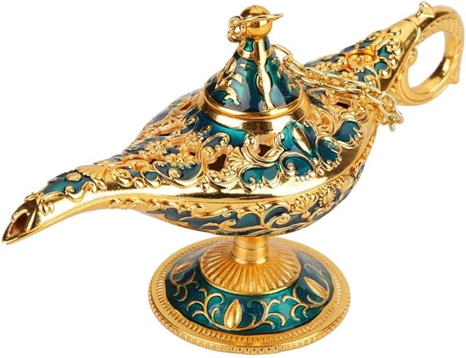 Lampe Genie Light Lumière Aladdin Magie Lampe Genie Light en Métal