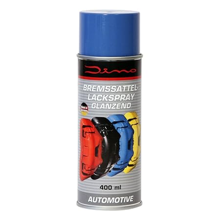 Dino Bremssattellackspray Bremssattel Lack Spray Bremsenlack Bremssattelfarbe Bremssattel Farbe 1-K Lackspray 400ml blau