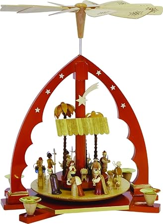 Richard Glässer 1 - nivel de Pyramid Belén de madera natural - 16