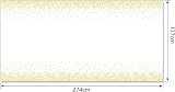 Plulon White and Gold Dot Tablecloth 137 x 274 cm PEVA Plastic view 2