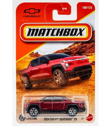 Hot Wheels - Silverado EV RST - HW Green Speed 8/10 - HRY63 - Carte courte - Camionnette - Bleu foncé - Mattel 2024-1:64