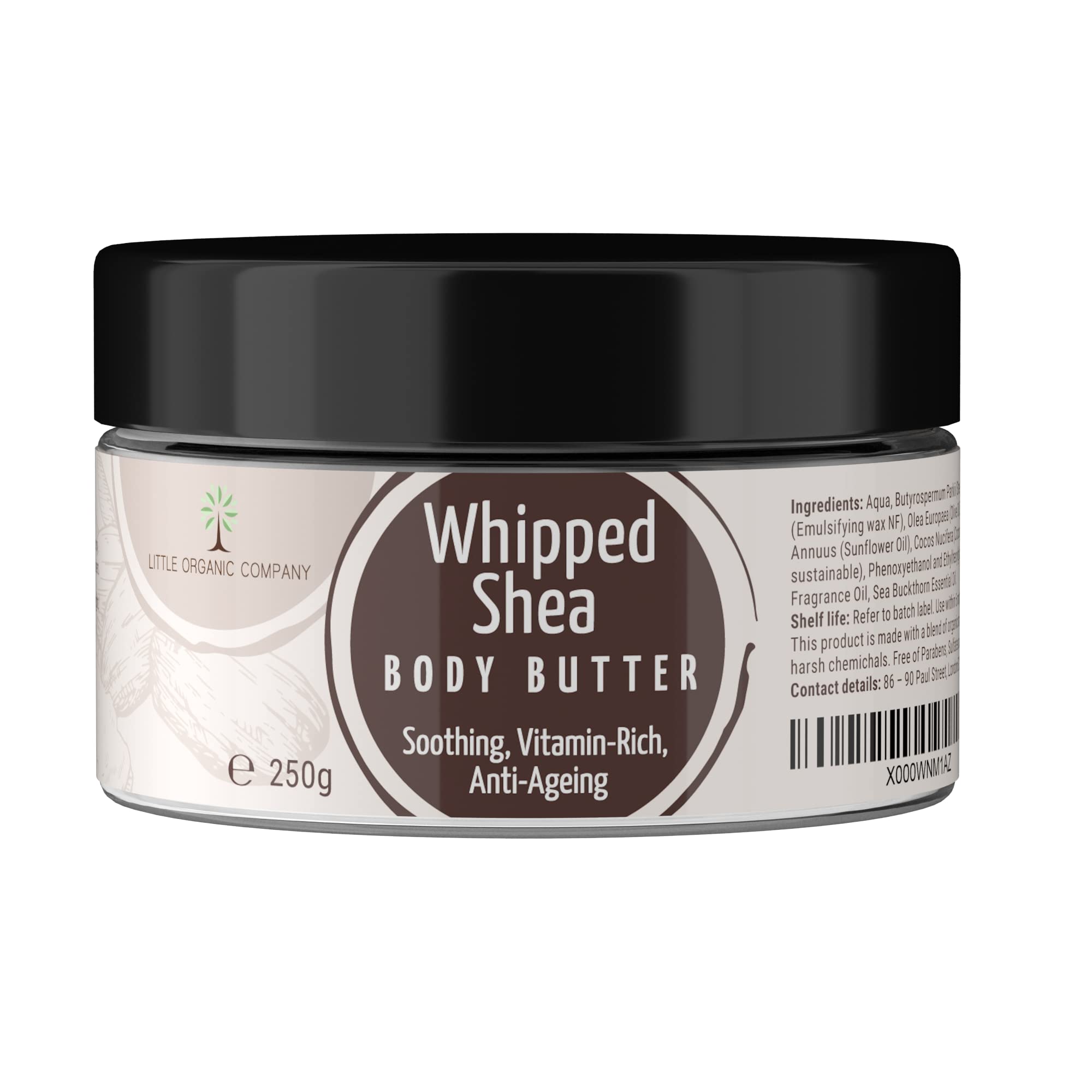 Whipped Shea Body Butter – Vitamin Rich Moisturiser, Natural, Vegan, Ethical & Sustainable