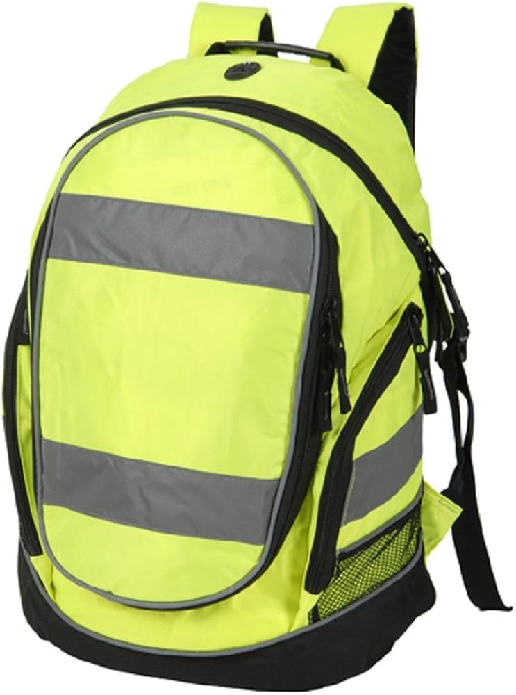 EURO HI VIS BACKPACK 3 HIGH VISIBILTY COLOURS CYCLING RUCKSACK SCHOOL