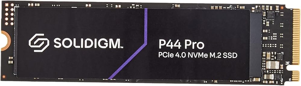 Intel Solidigm P44 Pro 1TB NVMe M.2 SSD PCIe Gen 4 7GB/s PS5 Gaming Workstation