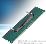Diyeeni DDR3 Memory Adapter Card Notebook SO-DIMM to Desktop DIMM 204 Pin to view 5