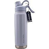 Nautica 25 oz hydration flask Double-Wall Vacuum Insulated bottle Leak Proof & BPA Free (LIGHT BLUE)