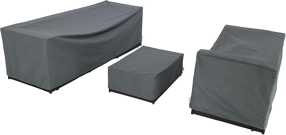 Baner Garden N87 4 Piece Outdoor Veranda Patio Garden Furniture Cover Set With