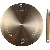 Heat Diffuser Plate for Gas Electronic Stove, Softifund Cooking Induction Adapter Simmer Plate with Remove Handle for Milk Coffee Cookware 6.3inch, Defrosting Tray for Frozen Meat