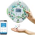 Adamson TimelyMed Smart Pill Dispenser Machine with Alarm + WiFi App Monitoring + 28 Day Medicine Dispenser + Automatic Pill Dispenser for Elderly with Alarm & Alzheimers Care + Lock Key + White Green