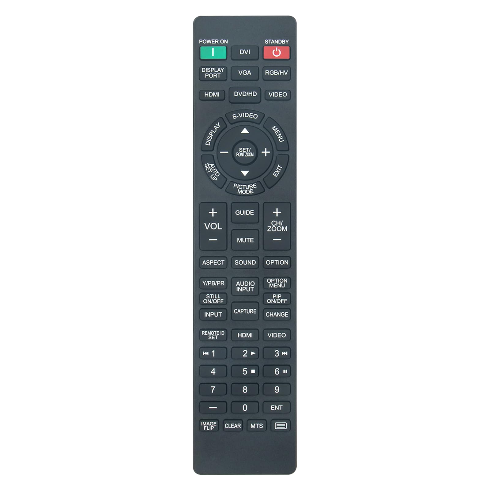 RU-M117 RU-M121 New Replacement Remote Control fit for NEC MultiSync LCD TV M491-L1 P401 P402 P461 P521 V22 V323-2 V3232 V422 V462 V463 V551 V651 P462 P551 P552 P703 S401 V652 X464UNV