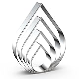 Teardrop/Raindrops Cookie Cutter Set Large - 5