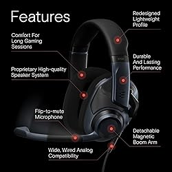 EPOS H6Pro Open Acoustic Gaming Headset with Mic