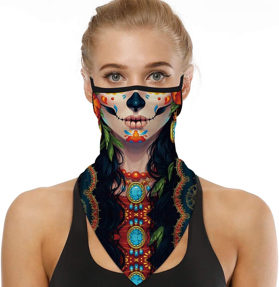 Fashion Unisex Bandanas Face Mask Headband Neck Gaiter Motorcycle Mask for Women Men Face Scarf Fishing Mask