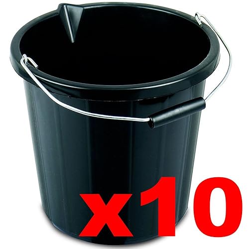 10 Litre Galvanised Metal Bucket Indoor & Outdoor use Amazon.co.uk Garden & Outdoors