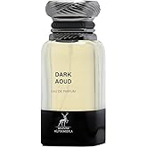 Maison Alhambra Dark Aoud – Spicy, Woody, Oud, Oriental – Eau de Parfum Spray Long-Lasting Fragrance for Unisex, 2.7 Ounce / 80 ml