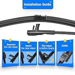 RAINTOK Windshield Wiper Blades Replacement for BMW