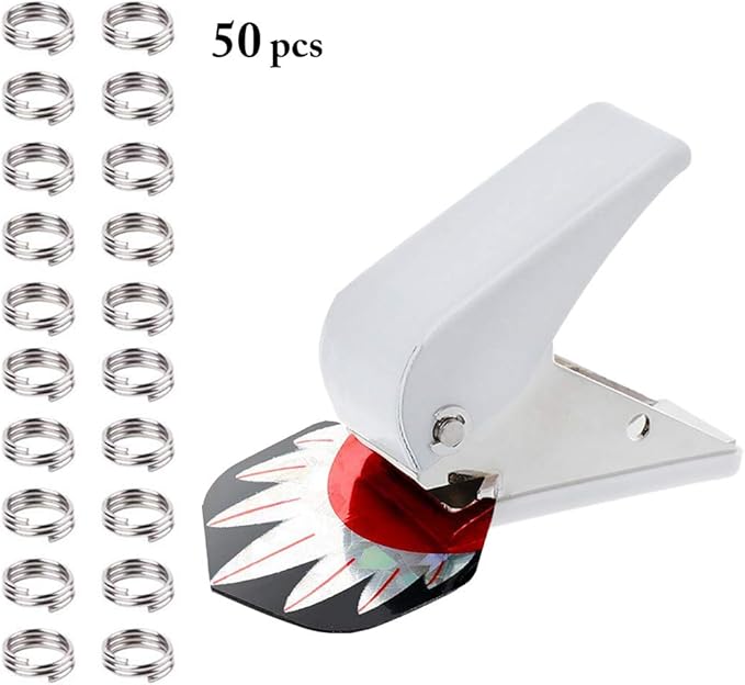 Outgeek Dart Flight Punch Flight Hole Punch Tool Hole Puncher Hand