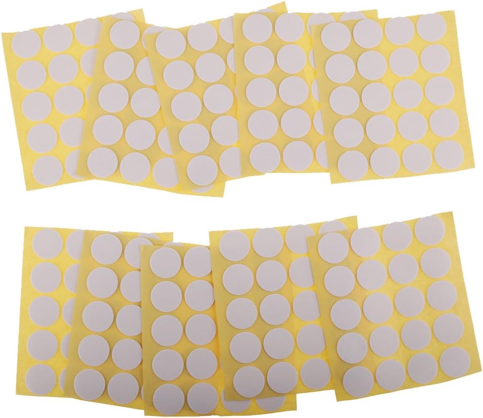 Homyl 200 Pieces Candle Wick Sticker Doublesided Sticky Dots for DIY