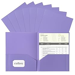 Aegero Plastic Folders with Pockets