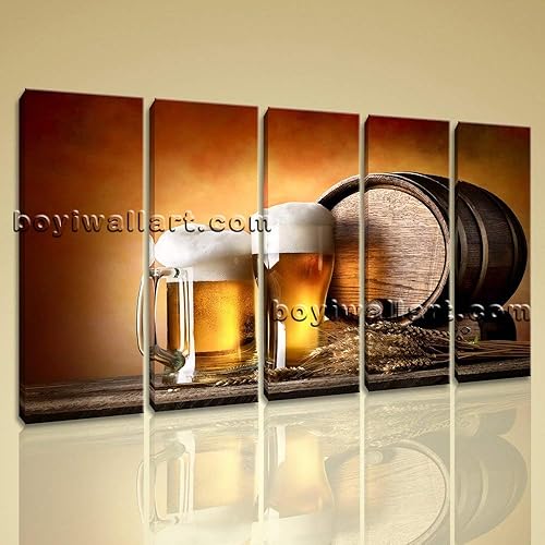 Amazon.com: Large Canvas Prints Food And Beverage Beer Contemporary