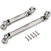INJORA Steel D-Shaped Hole Drive Shaft for SCX24 Gladiator Power Wagon