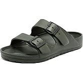 YUHITYGZGS Unisex Comfortable EVA Sandals with Arch Support, Adjustable Buckle, Summer Beach Slide Sandal for Women and Men