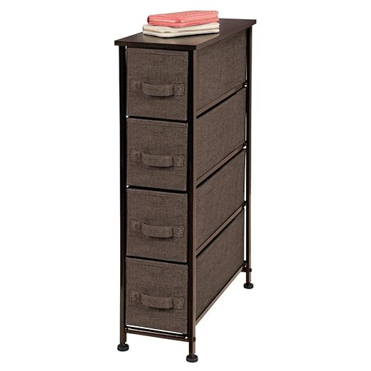 Mdesign Cajonera De Tela Practico Mueble Comoda Con 4 Cajones