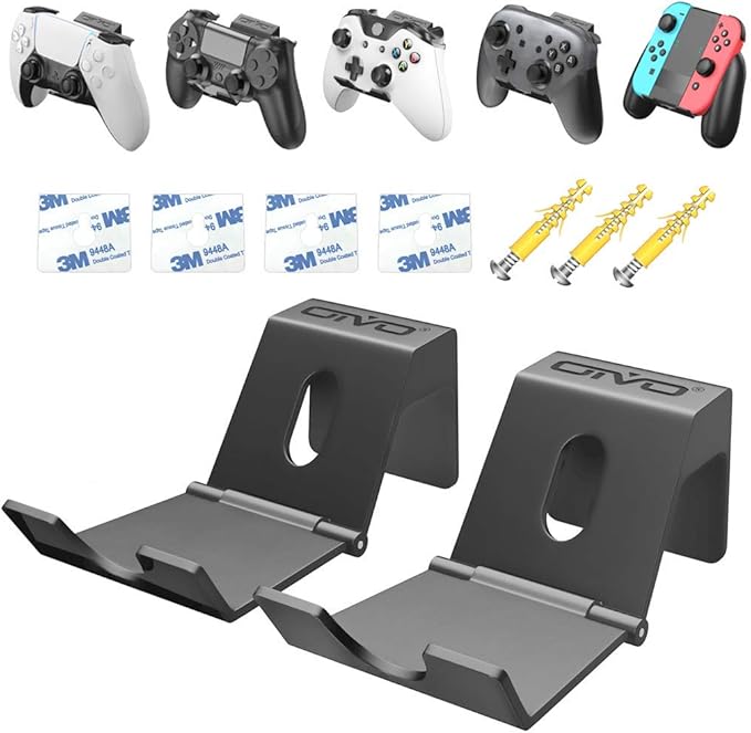 OIVO Controller Wall Mount Holder for PS5/PS4/PS4/Xbox Series/One/S/X/Elite