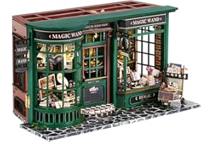 CUTEBEE DIY Miniature Dollhouse Kit, DIY Wooden Dollhouse Kit Miniature House Kit, Creative Room Idea（Magic House）