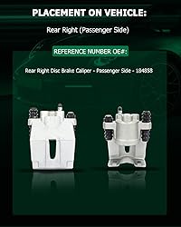 SCITOO Rear Right Brake Caliper Without Bracket