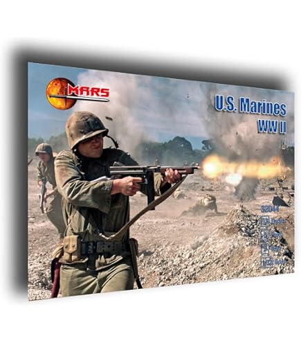 Mars Figures 1/72 Imperial Japanese Infantry – Modellbausatz, Unbemalt – Für Sammler & Bastler