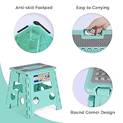 ACKO Folding Step Stool 13 Inch Stool Heavy Duty