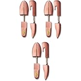 Woodlore Men's Cedar Shoe Tree's 3-Pack (for 3 pairs of shoes) - Made in USA - Combination Style