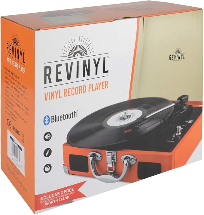 revinyl briefcase record player