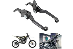 BAOUFF Brake Levers for Surron Ultra Bee,Adjustable CNC 6061 Aluminum Handle Brake Levers Replacement for Electric Dirt Bike Sur Ron Ultrabee-Titanium