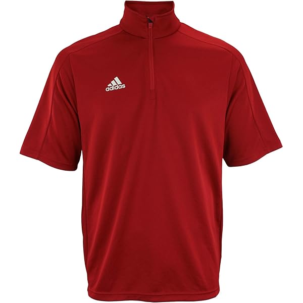 adidas Sideline Short Sleeve Quarter Zip Mens Training Jacket M at
