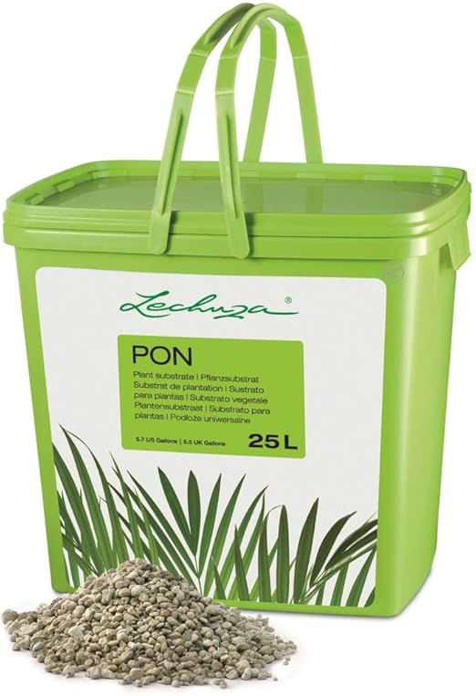 LECHUZA PON Pflanzsubstrat, 25 l, Mineralgestein, Allergiker