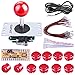 Quimat DIY Arcade Game Button and Joystick Controller Kit for Rapsberry Pi and Windows,5 Pin Joystick and 10 Push Buttons