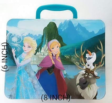 MSGH 48 Pcs Puzzle Tin Box with Handle Pack of 1 Pcs (Barbie)