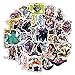 Anime Laptop Stickers 50pcs, Cool Kids/Teen Vinyl Computer Waterproof Water Bottles Skateboard Luggage Decal Graffiti Patches Decal (JoJo's Bizarre Adventure)
