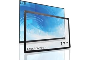 Senisway 17 Inch Infrared Touch Screen Panel, Multi Points IR Touch Screen with Tempered Glass for Kiosks, Touch Monitor, Touch All in one