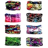 16-in-1 Headwear for Men and Women-Yoga Sports Travel Workout Wide Headbands,Neck Gaiter,Bandana,Helmet Liner,Balaclava,Hair Turban,Scarf