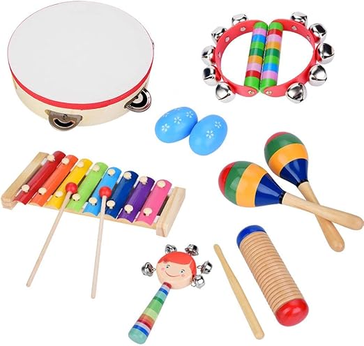 instrumentos musicales de madera para niños