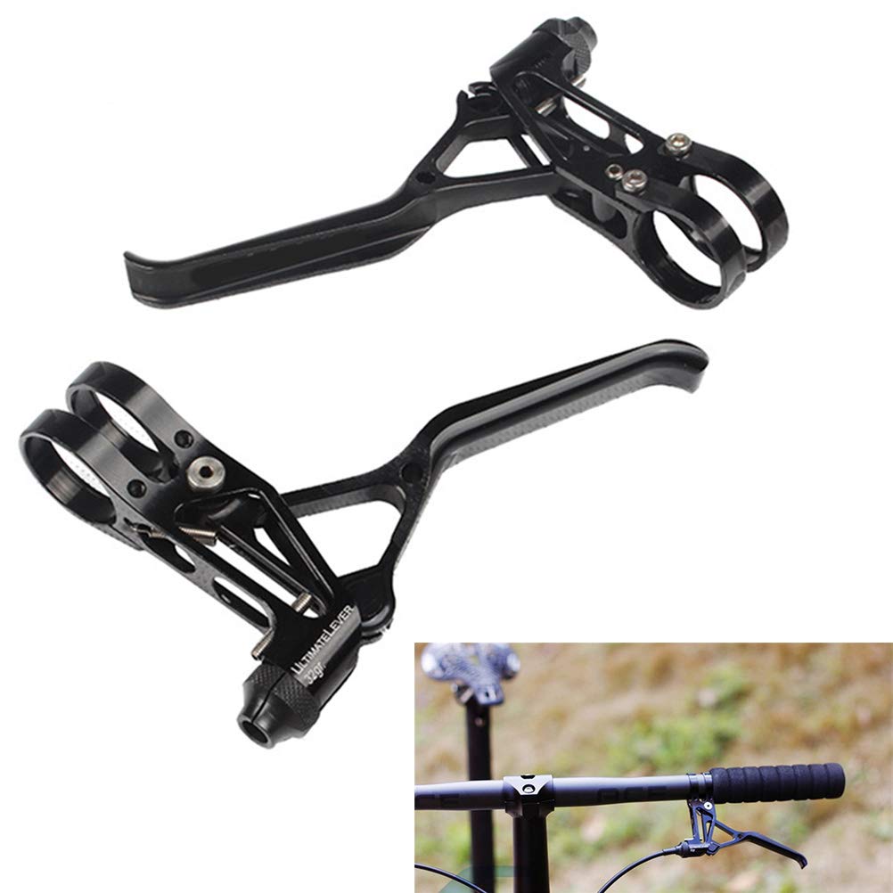 Breale 1 Pair Ultralight CNC Folding Bike Brake Lever Small Wheel V Brake Lever Outdoor Cycling Accessories