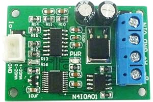 Eletechsup DC 12V RS485 to 4-20MA 0-20MA Current Signal Generator DAC Converter Module Modbus RTU for PLC Measuring Instruments (1 Channle RS485 to 4-20MA, 1)