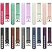 for Fitbit Charge 2 Bands, New Bracelet Strap Replacement Band Wristband with Secure Silicone Fasteners Metal Clasps for Fitbit Charge 2 (No Tracker) (Style B: 10Pcs, 5.7-8.2 Inches wrist)