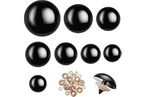 80pcs Large Safety Eyes for Amigurumi Eye for Stuffed Animals Craft Crochet Dolls Eyes for DIY Puppets Bear Crafts Animals Am