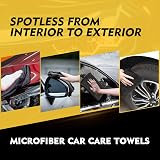 HOMEXCEL Microfiber Cloths 12 Pack 30 x 30 cm Ultra Absorbent Lint Free view 5