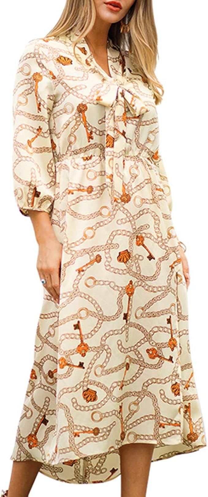 long sleeve wrap maxi dress with split